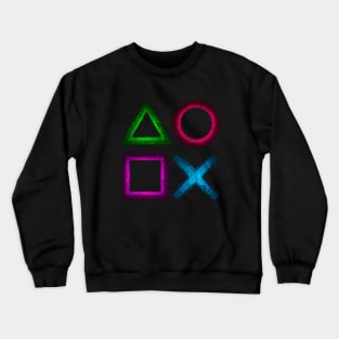 Buttons Crewneck Sweatshirt